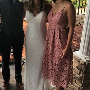 ASTR the Label - Lace Midi Dress